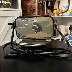 Coach Charter Camouflage Crossbody Bag